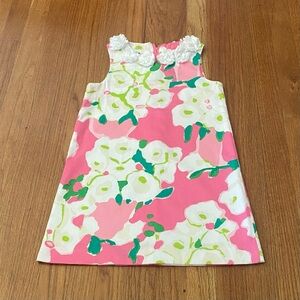 Lilly Pulitzer Shift Blossom Dress With Bodice Rosettes
